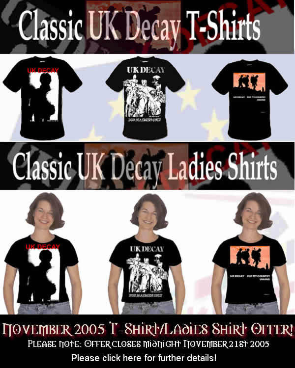 UK Decay T-Shirt offer