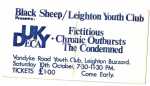 Black Sheep Promotions ticket