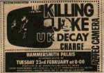 UK Decay at the Hammersmith Palais with Killing Joke 1982