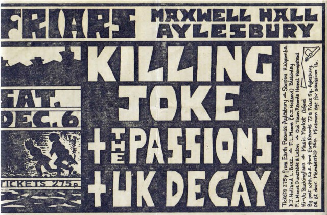 ukdk Friars killing joke poster