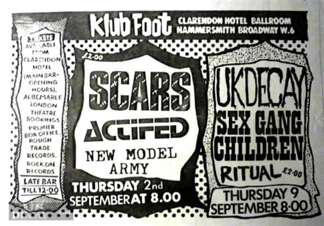 ukdk Klub Foot Clarenden Sept 82