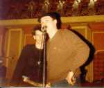 Mark Cottle  ..taken at the Klub Foot in Hammersmith during a sound check, notice Abbo is in the background...."Anee"...