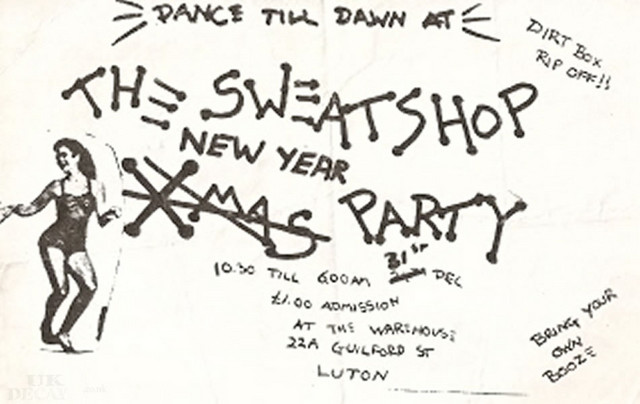 newyear's eve 1983 (pic courtesy of Neil Orr)
View Neil's 'Guildford Street Warehouse Parties'  thread here