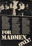 UK Decay interview, For Madmen Only part 1
Zig Zag magazine 1982