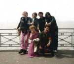 Blackpool 1 August 1979 From rear left, Lol, Val, Sandra, Michelle,(front) Lyndsey and Bez