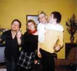FACES GALLERY
Driv Shaz Twanger Rob at Shaz's Wild Party 1980
Pic kindly supplied by Liz with thanx to Alan and Justin from Bedford
Hey ! please leave your comments Here!  