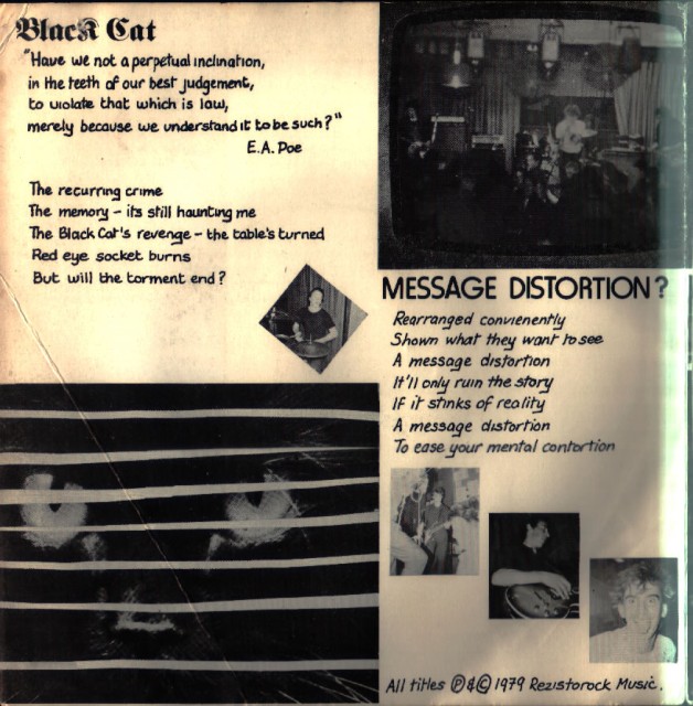 The Black 45: UK Decay: Plastic Records: 1980: inside 1