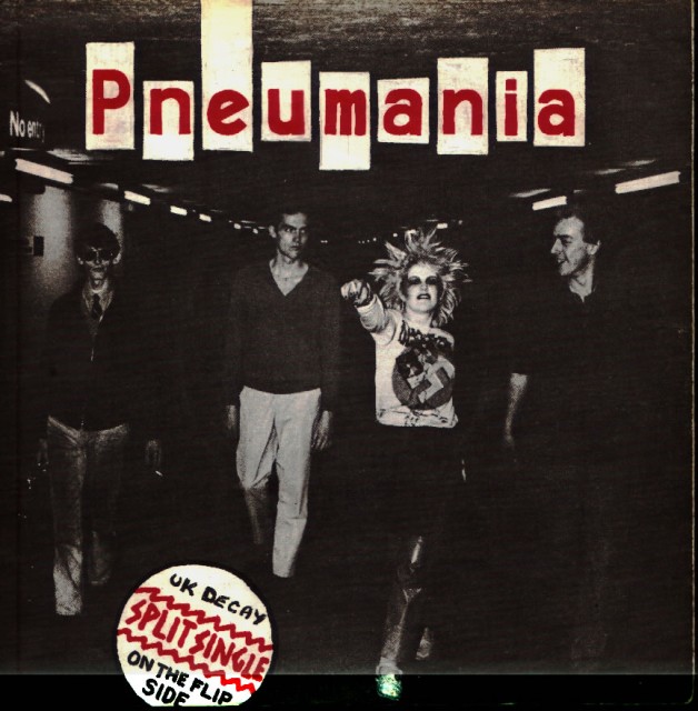 Split single; Pneumanania/side: cover 1979