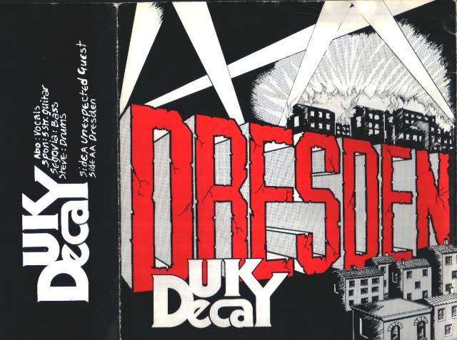 Unexpected Guest/Dresden: UK Decay: Fresh Records; 1981: rear +slip