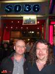ukdk WGT 010609 Lee & Steve Finn at SO36, (famous Berlin Club) :pic by Steve Finn