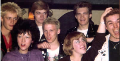 A bunch of Luton and Stevenage punks, circa 1981